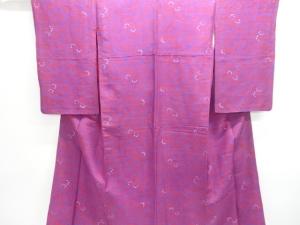 アンティーク　花唐草模様着物